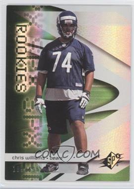 2008 SPx - [Base] - Green #100 - Rookies - Chris Williams /499
