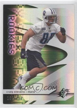 2008 SPx - [Base] - Green #101 - Rookies - Craig Stevens /499