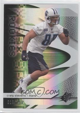 2008 SPx - [Base] - Green #101 - Rookies - Craig Stevens /499