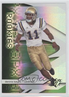 2008 SPx - [Base] - Green #104 - Rookies - Dennis Keyes /499