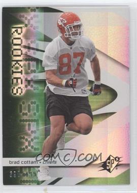 2008 SPx - [Base] - Green #106 - Rookies - Brad Cottam /499