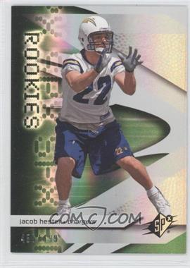 2008 SPx - [Base] - Green #109 - Rookies - Jacob Hester /499