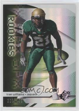 2008 SPx - [Base] - Green #111 - Rookies - Trae Williams /499