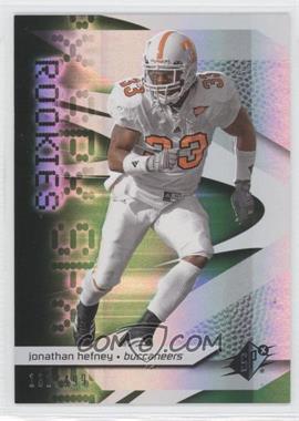 2008 SPx - [Base] - Green #113 - Rookies - Jonathan Hefney /499