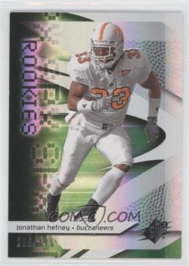 2008 SPx - [Base] - Green #113 - Rookies - Jonathan Hefney /499