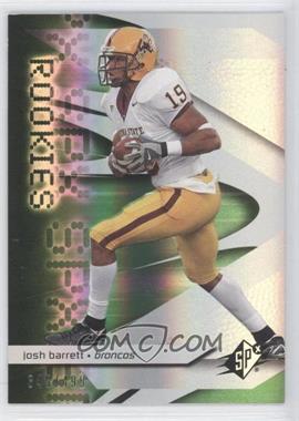 2008 SPx - [Base] - Green #115 - Rookies - Josh Barrett /499