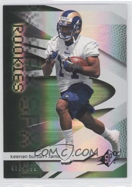 2008 SPx - [Base] - Green #120 - Rookies - Keenan Burton /499