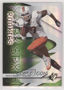 2008 SPx - [Base] - Green #123 - Rookies - Lance Leggett /499