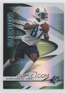 2008 SPx - [Base] - Green #124 - Rookies - Lavelle Hawkins /499