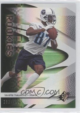 2008 SPx - [Base] - Green #124 - Rookies - Lavelle Hawkins /499