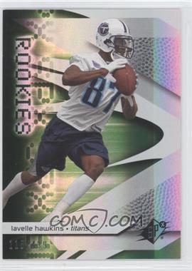 2008 SPx - [Base] - Green #124 - Rookies - Lavelle Hawkins /499