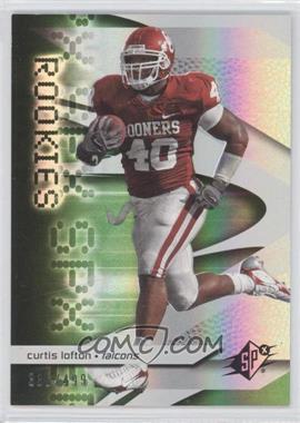 2008 SPx - [Base] - Green #127 - Rookies - Curtis Lofton /499