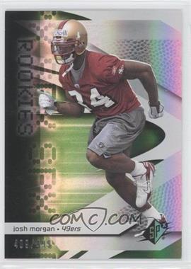 2008 SPx - [Base] - Green #132 - Rookies - Josh Morgan /499