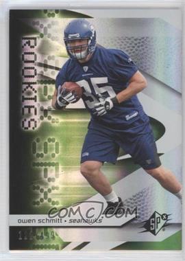 2008 SPx - [Base] - Green #133 - Rookies - Owen Schmitt /499