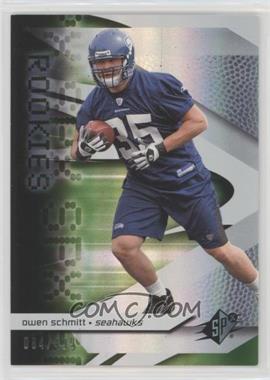 2008 SPx - [Base] - Green #133 - Rookies - Owen Schmitt /499