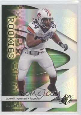 2008 SPx - [Base] - Green #137 - Rookies - Quentin Groves /499