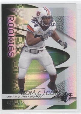 2008 SPx - [Base] - Green #137 - Rookies - Quentin Groves /499