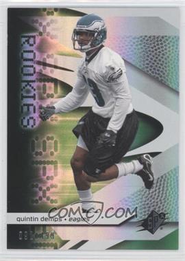 2008 SPx - [Base] - Green #138 - Rookies - Quintin Demps /499