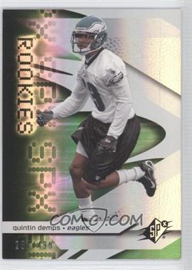 2008 SPx - [Base] - Green #138 - Rookies - Quintin Demps /499