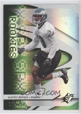 2008 SPx - [Base] - Green #138 - Rookies - Quintin Demps /499