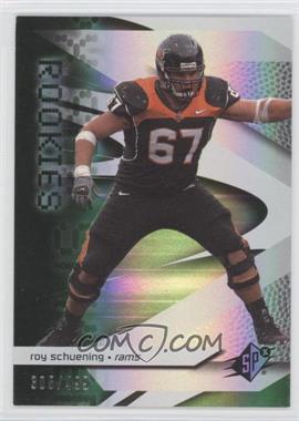 2008 SPx - [Base] - Green #139 - Rookies - Roy Schuening /499