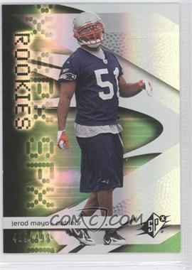 2008 SPx - [Base] - Green #143 - Rookies - Jerod Mayo /499