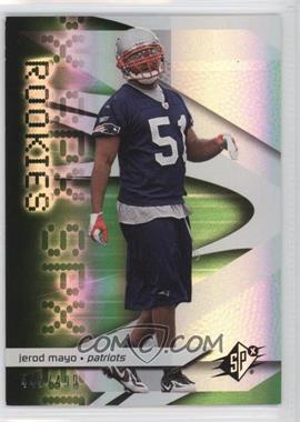 2008 SPx - [Base] - Green #143 - Rookies - Jerod Mayo /499