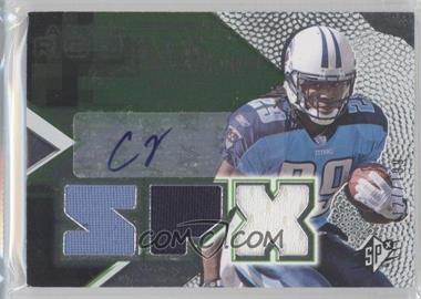 2008 SPx - [Base] - Green #153 - Auto Rookie Jersey - Chris Johnson /199