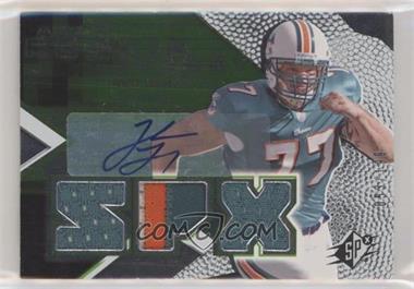 2008 SPx - [Base] - Green #161 - Auto Rookie Jersey - Jake Long /199