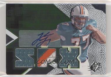 2008 SPx - [Base] - Green #161 - Auto Rookie Jersey - Jake Long /199