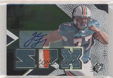 2008 SPx - [Base] - Green #161 - Auto Rookie Jersey - Jake Long /199