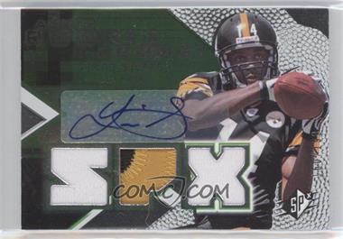 2008 SPx - [Base] - Green #167 - Auto Rookie Jersey - Limas Sweed /199