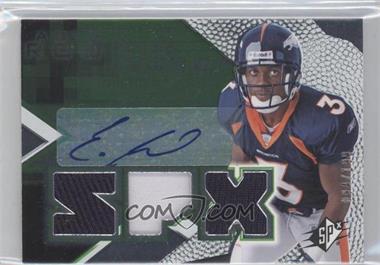 2008 SPx - [Base] - Green #173 - Auto Rookie Jersey - Eddie Royal /199