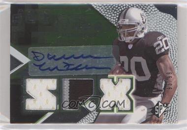 2008 SPx - [Base] - Green #182 - Auto Rookie Jersey - Darren McFadden /99