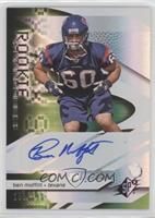 Rookie Signatures - Ben Moffitt #/199