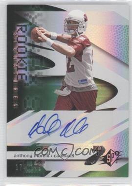 2008 SPx - [Base] - Green #193 - Rookie Signatures - Anthony Morelli /199