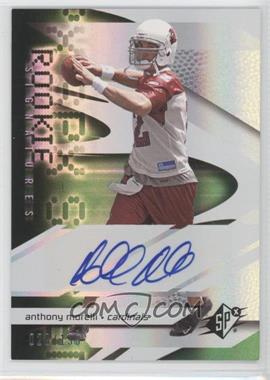 2008 SPx - [Base] - Green #193 - Rookie Signatures - Anthony Morelli /199