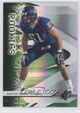 2008 SPx - [Base] - Green #94 - Rookies - Spencer Larsen /499