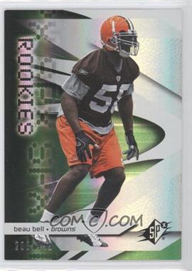 2008 SPx - [Base] - Green #96 - Rookies - Beau Bell /499