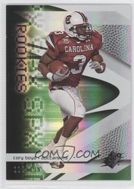 2008 SPx - [Base] - Green #99 - Rookies - Cory Boyd /499