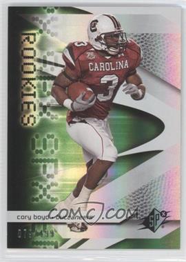 2008 SPx - [Base] - Green #99 - Rookies - Cory Boyd /499