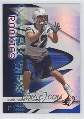 2008 SPx - [Base] #109 - Rookies - Jacob Hester /999