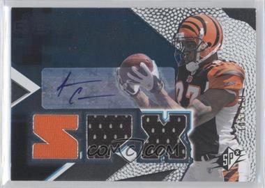 2008 SPx - [Base] #158 - Auto Rookie Jersey - Andre Caldwell /599