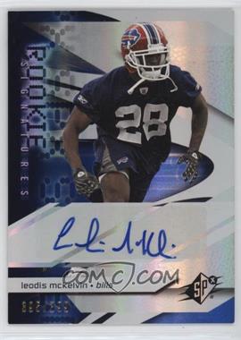 2008 SPx - [Base] #211 - Rookie Signatures - Leodis McKelvin /399