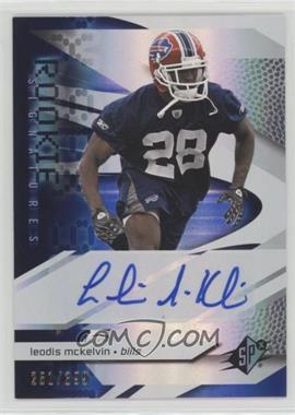 2008 SPx - [Base] #211 - Rookie Signatures - Leodis McKelvin /399