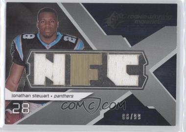 2008 SPx - Rookie Winning Materials - Dual Jersey Conference Letters Numbered to 99 #RM-JS - Jonathan Stewart /99