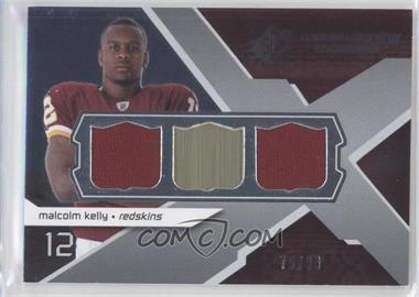 2008 SPx - Rookie Winning Materials - Dual Jersey NFL Shield Logos Numbered to 99 #RM-MK - Malcolm Kelly /99