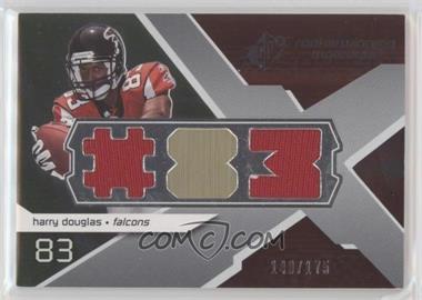 2008 SPx - Rookie Winning Materials - Dual Jersey Player Jersey Numbers Numbered to 175 #RM-HD - Harry Douglas /175