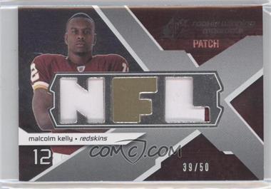 2008 SPx - Rookie Winning Materials - Dual Patch NFL Letters #RM-MK - Malcolm Kelly /50