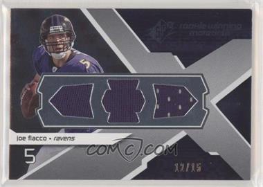 2008 SPx - Rookie Winning Materials - Triple Jersey Arrows #RM-JF - Joe Flacco /15